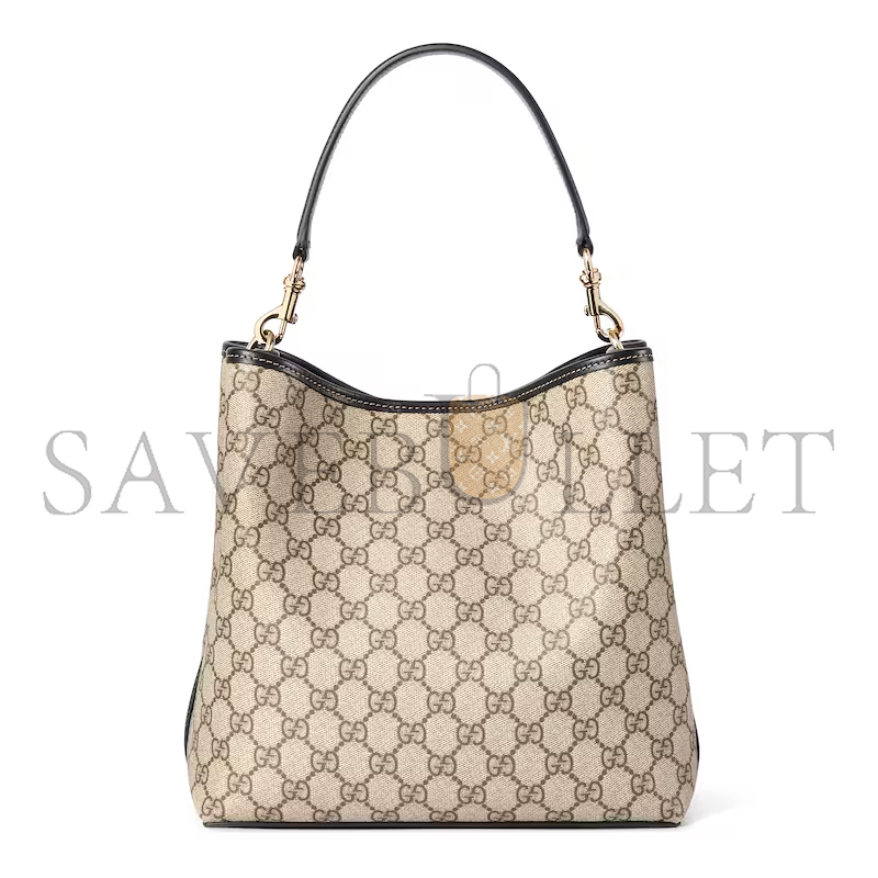 GUCCI GG EMBLEM MEDIUM BUCKET BAG 815103 (25*25*15.5cm)